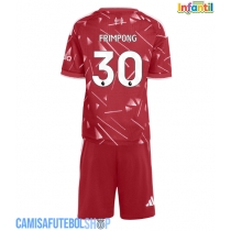 Camisa de time de futebol Liverpool Jeremie Frimpong #30 Replicas 1º Equipamento Infantil 2026-27 Manga Curta (+ Calças curtas)